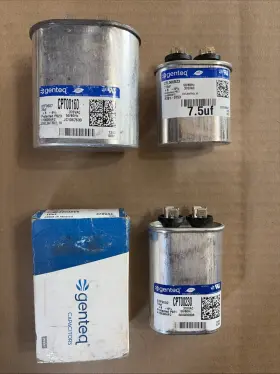 27l566bz3 Ge Genteq Capacitor Cot00160 Cpt00230 And Lot Of 3