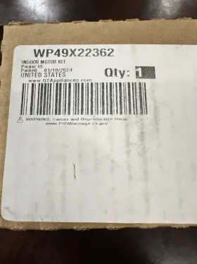 Wp49x22362 Ge Indoor Motor Kit