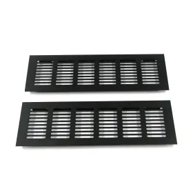 Geesatis 779296391474 2 Pcs Louvered Ventilation Grille Air Vent For Cabinet Shoe #3