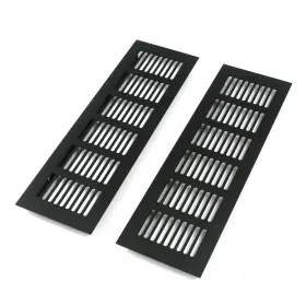 Geesatis 779296391474 2 Pcs Louvered Ventilation Grille Air Vent For Cabinet Shoe
