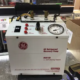 Ru9153 Gem Ge Refrigerant Recovery Pump Unit Machine 26363