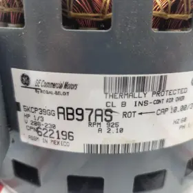 5kcp39ggab97as General Electric Ge Motors 1/3 Hp Hvac Blower Motor 925 Rpm 622196 #2