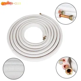 Icc2407290 Genrics Install Kit For Mini Split Heat Pump Systems Connection Pipe 1/4 1/2in 25 Ft