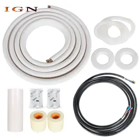 Ign2379362 Genrics Install Kit Fits For Mini Split Heat Pump Systems 1/4in - 1/2in Dia. 16 Feet Us