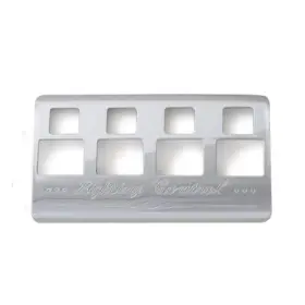 4-switch Gg Grand General 68632 Plastic Chrome Lighting Control Panel Cover With