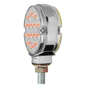 75192 Gg Grand General Amber/red/clear 3 Inches Double Face Pearl Led Pedesta