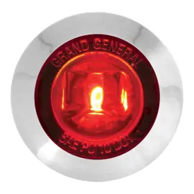 75222 Gg Grand General 1-1/4 Inch Dual Function Mini Led Light With Chrome Plastic B