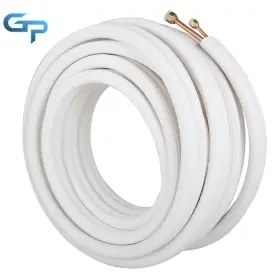Gre138375 Gggreatparts 1/4 Inch - 3/8 Dia. Pipe Install Kit For Mini Split Heat Pump Systems 50 Feet White