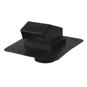 Gibraltar Building Products 313108899873 4 Inch Black Plastic Roof Exhaust Cap Vent Premium Quality Enhanced Durability