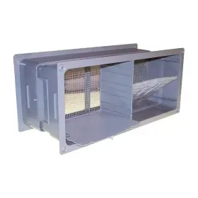 Gibraltar Building Products 726084849655 16 Inch X 8 Plastic Block Vent With Damper