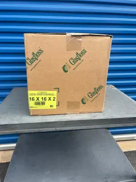 Gds16162 Glasfloss Hvac Air Filters 16 X 2 Box Of Disposable