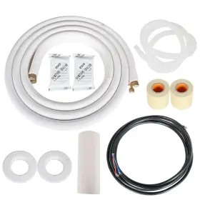 Gt5035576 Globalmart-top 3/8inch- 5/8inch Dia.16 Ft Air Conditioning Cooling Connection Pipe Install Kit