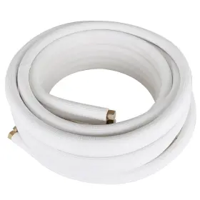 Gt5037214 Globalmart-top White Install Kit For Mini Split Heat Pump Systems 50 Feet 3/8 Inch -5/8 Dia