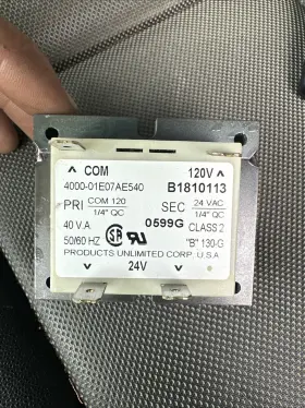 4000-01e07ae540 Goodman B1810113 Products Unlimited Furnace Transformer