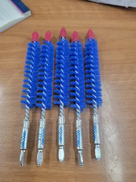 Bru00179 Goodway Goodway/trane 3/4 Inch Nylon Tube Brush Quick Connect Blue. 5pk