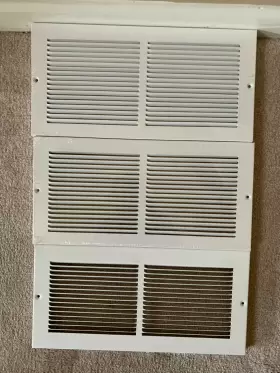 4mjw2 Grainger International 3 Wall Vents Cold Air Return 14 Inch X 6 Duct Opening-white Color
