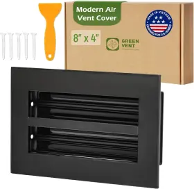 Green Vent B0ddb6j1jg Modern Ac Cover 8x4 Duct Opening Aluminum Linear Slot Diffuser