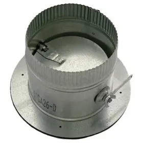Gr6pocr10ga26d Greenseam Duct Collar With Damper 12 In W 6