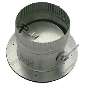 Gr6pocr8ga26d Greenseam Duct Collar With Damper 10 In W 6 H