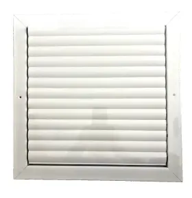 Cl1m1414 Grille Tech Inc. Ceiling 1-way Ms 14x14 White Curved Blade Sealed Adjustable