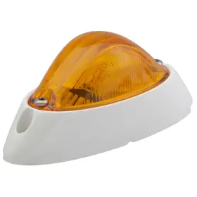 52063 Grote Small Aerodynamic Combination Marker Side Turn Light White Base