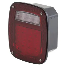 G50925 Grote Stop/tail/turn Light Hi Count Led Red 3 Stud Left Hand 12 V Blunt