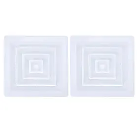 Gryfton 649603877062 2pack Square Air Vent Cover 10 X Inch Plastic Return Grille White