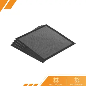 Gryfton 669739054434 4pcs 8 Inch X8 Magnetic Vent Cover Floor Wall Air Registers Magnet Screen Mesh Black