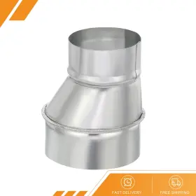 Gryfton 669739207847 1 Pcs 4 Inch To 3 Eccentric Duct Reducer Galvanized Iron Ducting Connector