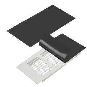 Gryfton 679134858575 11.9 Inch X 7.9 Magnetic Vent Cover Floor Wall Air Registers Black