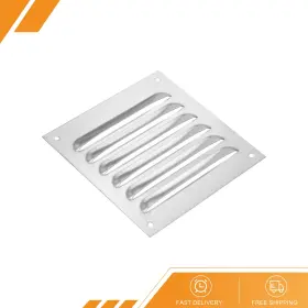 Gryfton 680811047045 6 Inch X Vent Cover 304 Stainless Steel Screen Air Grille Hvac Louvered Grill