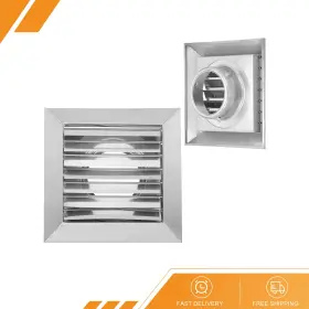 Gryfton 680811088703 3 Inch Dryer Vent Cover Stainless Steel Exterior Wall Outlet Grille