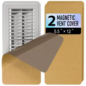 Vc18 Guequitlex 2 Pack Magnetic Vent Covers For Home 5.5 Inch X 12 Floor Register