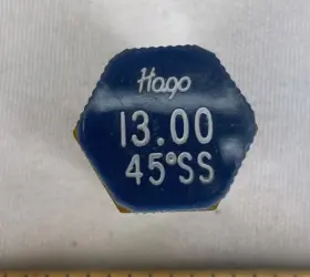 Hago 13.00/45 13.00 45 Degree Ss Oil Burner Nozzle New Sid Harvey S Delavan