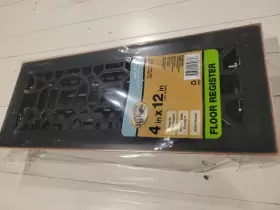 1002 Hampton Bay 265 402 4 Inch X 12 Oil Rubbed Bronze Finish- Floor Vent Cover/register #3
