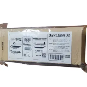 Hampton Bay 803492139421 Classic Scroll 4 Inch X 12 Steel Floor Register Oil Rubbed Bronze Od 5.5 13.5 #3