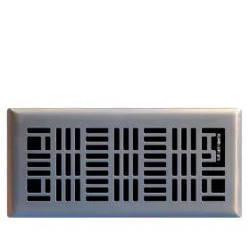 E1405bn04x10 Hampton Bay Art Nouveau 4 Inch X 10 Steel Floor Register In Brushed Nickel