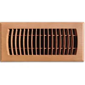 E1431l04x10 Hampton Bay Faux Wood 4 Inch X 10 Plastic Floor Register In Light Oak Grain