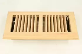 E1448m04x10 Hampton Bay Oak Wood 4 Inch X 10 2-way Wooden Floor Register M. Finis #2