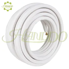 1134675 Handdo White Pipe Install Kit For Mini Split Heat Pump Systems 50 Feet 1/4 Inch - 3/8 Dia