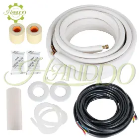 1134798 Handdo 50 Feet Install Kit For Mini Split Heat Pump Systems 1/4 Inch - 3/8 Dia