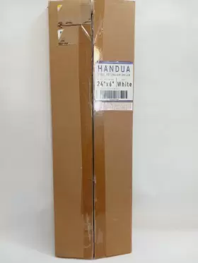 Handua 313112898824 24 Inch W X 6 H Duct Opening Size Steel Return Air Grille Vent Cover Grill #3