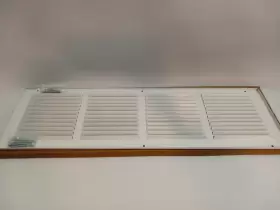 Handua 313112898824 24 Inch W X 6 H Duct Opening Size Steel Return Air Grille Vent Cover Grill