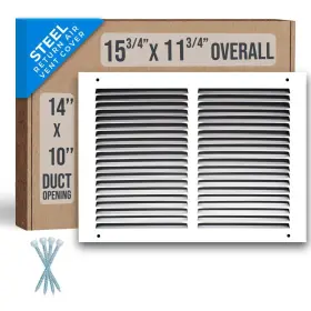 Handua 752505984285 Fits 14x10 Duct Opening Steel Return Air Grille By Vent Cover Gril