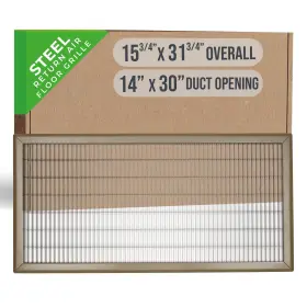 Handua 756014668735 Fits 14x30 And 30x14 Duct Opening Return Air Floor Grille By Walkable Ven