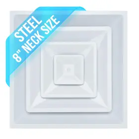 Handua 756014675917 Fits 24x24 Steel T-bar Drop Ceiling Grid 2x2 Feet Lay In Air Supply D