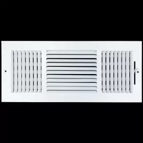 Handua 764613097689 Fits 16x6 Duct Opening 3 Way Steel Air Supply Diffuser By Register V #3