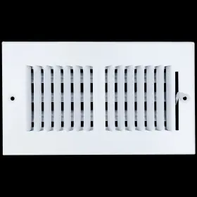 Handua 764613097818 Fits 8x4 Duct Opening 2 Way Steel Air Supply Diffuser By Register Vent Cove #3
