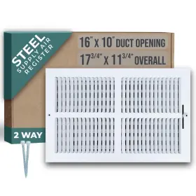 B0b25bqyl5 Handua Fits 16x10 Duct Opening 2 Way Steel Air Supply Diffuser By Register Ven