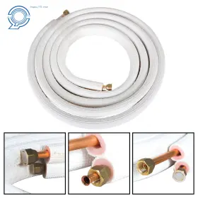 Hp82989 Happy19star 1 Pack Install Kit For Mini Split Heat Pump Systems 16 Feet 1/4 Inch - 3/8 Dia